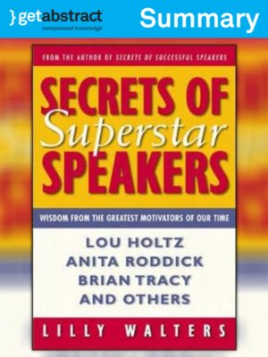 cover image of Secrets of Superstar Speakers (Summary)